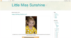 Desktop Screenshot of littlemisssun.blogspot.com