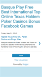Mobile Screenshot of basque-online-casino-poker-gaming.blogspot.com