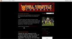 Desktop Screenshot of fullthrottlefootball.blogspot.com