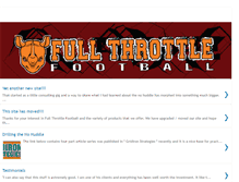 Tablet Screenshot of fullthrottlefootball.blogspot.com