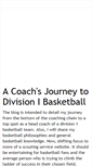 Mobile Screenshot of coachsjourney.blogspot.com