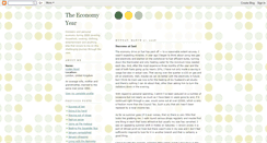 Desktop Screenshot of economyyear.blogspot.com