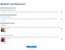 Tablet Screenshot of baseballcardref.blogspot.com