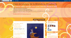 Desktop Screenshot of clubdelectura-bibliotecaalmafuerte.blogspot.com