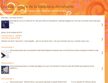 Tablet Screenshot of clubdelectura-bibliotecaalmafuerte.blogspot.com