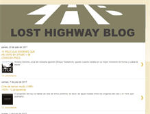 Tablet Screenshot of losthighwayblog.blogspot.com