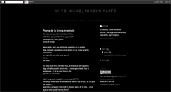 Desktop Screenshot of ningunparto.blogspot.com