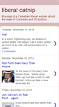Mobile Screenshot of liberalcatnip.blogspot.com