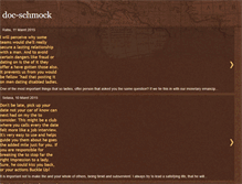 Tablet Screenshot of doc-schmock.blogspot.com
