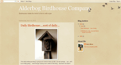 Desktop Screenshot of alderbogbirdhouse.blogspot.com