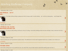 Tablet Screenshot of alderbogbirdhouse.blogspot.com