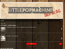 Tablet Screenshot of littlepopmachine.blogspot.com