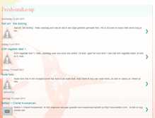 Tablet Screenshot of fresh-make-up.blogspot.com