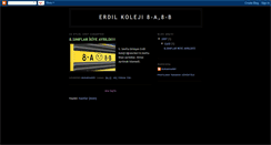 Desktop Screenshot of erdilkoleji8-a8-b.blogspot.com