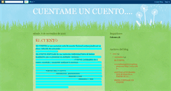 Desktop Screenshot of porfavorcuentameuncuento.blogspot.com