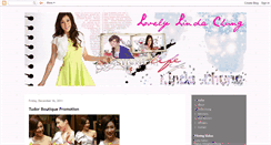 Desktop Screenshot of lovelylindachung.blogspot.com