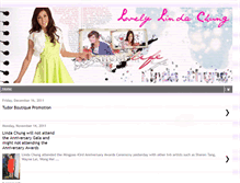 Tablet Screenshot of lovelylindachung.blogspot.com