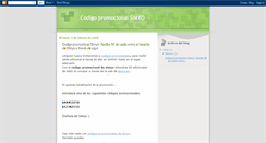 Desktop Screenshot of codigopromocionalsimyo.blogspot.com