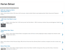 Tablet Screenshot of harianbekasi.blogspot.com