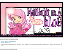 Tablet Screenshot of maihani-hunnybee.blogspot.com