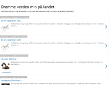 Tablet Screenshot of drommeverdenmin.blogspot.com