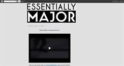 Desktop Screenshot of essentiallymajor.blogspot.com