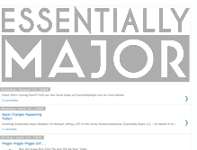 Tablet Screenshot of essentiallymajor.blogspot.com