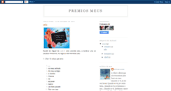 Desktop Screenshot of premios-meus.blogspot.com