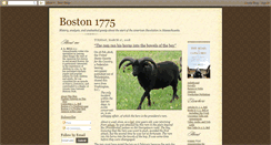 Desktop Screenshot of boston1775.blogspot.com