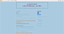 Desktop Screenshot of calculovectorial2cm6.blogspot.com