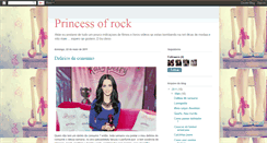 Desktop Screenshot of princesaofrock.blogspot.com