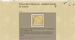Desktop Screenshot of pelodecaballobymares.blogspot.com