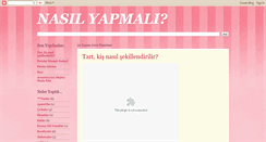 Desktop Screenshot of nasilyapmali.blogspot.com