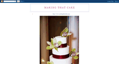 Desktop Screenshot of makingthatcake.blogspot.com