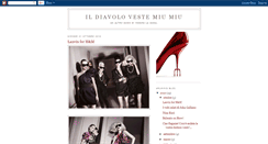 Desktop Screenshot of ildiavolovestemiumiu.blogspot.com