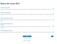 Tablet Screenshot of disenodecloset.blogspot.com