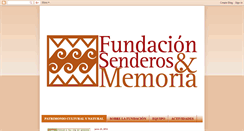 Desktop Screenshot of fsenderosymemoria.blogspot.com