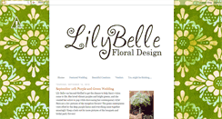 Desktop Screenshot of lilybellefloral.blogspot.com