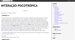 Desktop Screenshot of interacaopsicotropica.blogspot.com