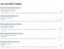 Tablet Screenshot of mejoresvideos.blogspot.com