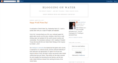 Desktop Screenshot of bloggingonwater.blogspot.com