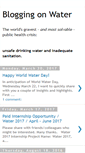 Mobile Screenshot of bloggingonwater.blogspot.com