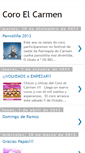 Mobile Screenshot of coroelcarmenvigo.blogspot.com