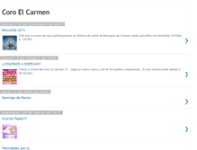 Tablet Screenshot of coroelcarmenvigo.blogspot.com