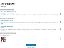 Tablet Screenshot of mohdridzan.blogspot.com