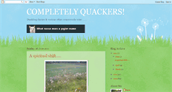Desktop Screenshot of completelyquackers.blogspot.com