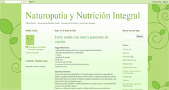 Desktop Screenshot of naturopatiaynutricion.blogspot.com