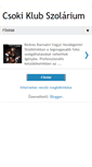 Mobile Screenshot of csokiklub.blogspot.com