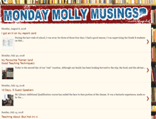 Tablet Screenshot of mondaymollymusings.blogspot.com