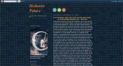 Desktop Screenshot of hedonistepalace.blogspot.com